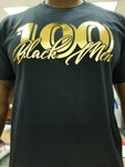 100 Black Men Basic Gold Finish Long Sleeve T Shirt, Apparel, creativeEDGE, creativeEDGE-stl - creativeEDGE-stl