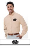 100 Black Men  |  Button Down LS Shirt, , creativeEDGE-stl, creativeEDGE-stl - creativeEDGE-stl