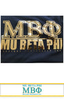 Mu Beta Phi  |  Foil Front T Shirt, , creativeEDGE-stl, creativeEDGE-stl - creativeEDGE-stl